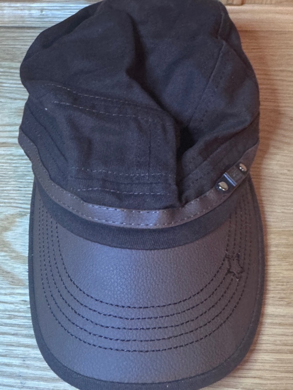 New Brown Fashion Hat One Size Fits Most Women's 8.5 In Round